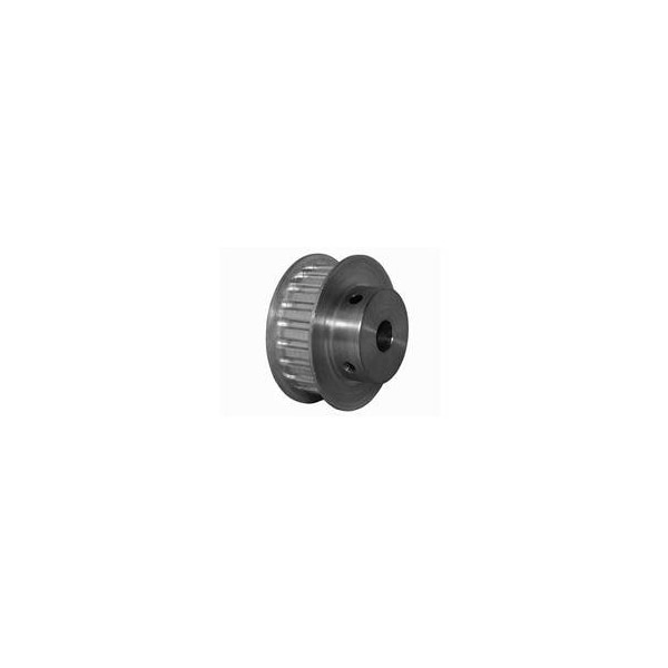 B&B Manufacturing 24XL037M6FA8, Timing Pulley, Aluminum, Clear Anodized, 24XL037M6FA8 - main